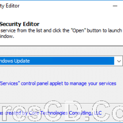 برنامج إدارة صلاحيات استخدام الويندوز | Service Security Editor