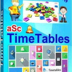 برنامج إنشاء وإدارة الجداول المدرسية | aSc Timetables 2018 3.4