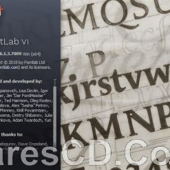 برنامج إنشاء وتحرير الخطوط | FontLab VI 6.1.4.7044