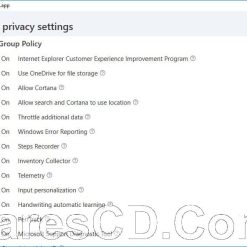 برنامج الحماية وحفظ الخصوصية | WPD (Windows Privacy Dashboard)
