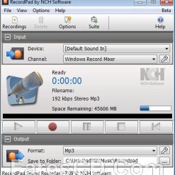 برنامج تسجيل الصوت على الويندوز | NCH RecordPad