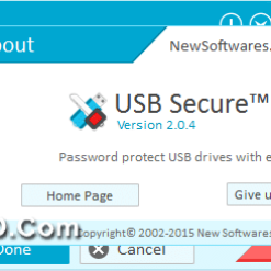 برنامج حماية وتشفير الفلاشات  USB Secure 2.0.4 (4)
