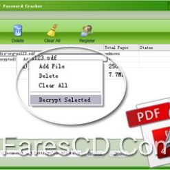 برنامج لفتح ملفات بى دى اف المحمية بباسوورد  Amacsoft PDF Password Cracker 2.1.5 (1)