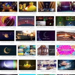 تجميعة تامبيلات للموشن جرافيك خاصة بشهر رمضان