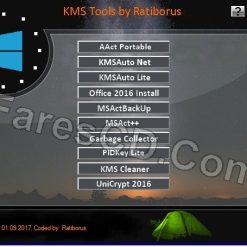 تجميعة تفعيلات الويندوز والأوفيس | Ratiborus KMS Tools 01.09.2017