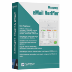 تحميل برنامج Maxprog eMail Verifier للتحقق من صحة عناوين البريد الإلكتروني
