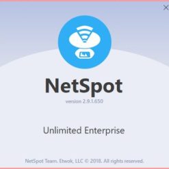 تحميل برنامج NetSpot Unlimited Enterprise لتحسين أداء شبكات واى فاى