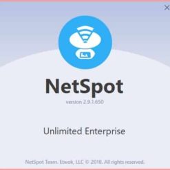 تحميل برنامج NetSpot Unlimited Enterprise لتحسين أداء شبكات واى فاى