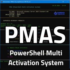 تحميل برنامج PMAS - PowerShell Multi Activation System لإدارة تراخيص الويندوز والأوفيس