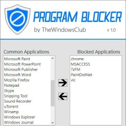 تحميل برنامج Program Blocker لحظر البرامج والمواقع