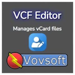 تحميل برنامج VovSoft VCF Editor  لإدارة ملفات جهات الاتصال