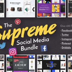 قوالب فوتوشوب للسوشيال ميديا | MightyDeals - 168 Social Media
