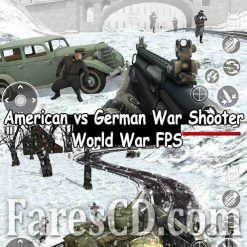 لعبة الحروب و الاكشن للاندرويد | American War Shooter: World War FPS MOD v3.3