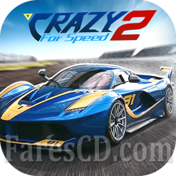 لعبة السيارات و السباقات للاندرويد | Crazy for Speed 2 MOD
